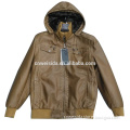 high quality winter mens pu leather jacket